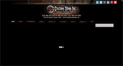 Desktop Screenshot of customshopinc.com